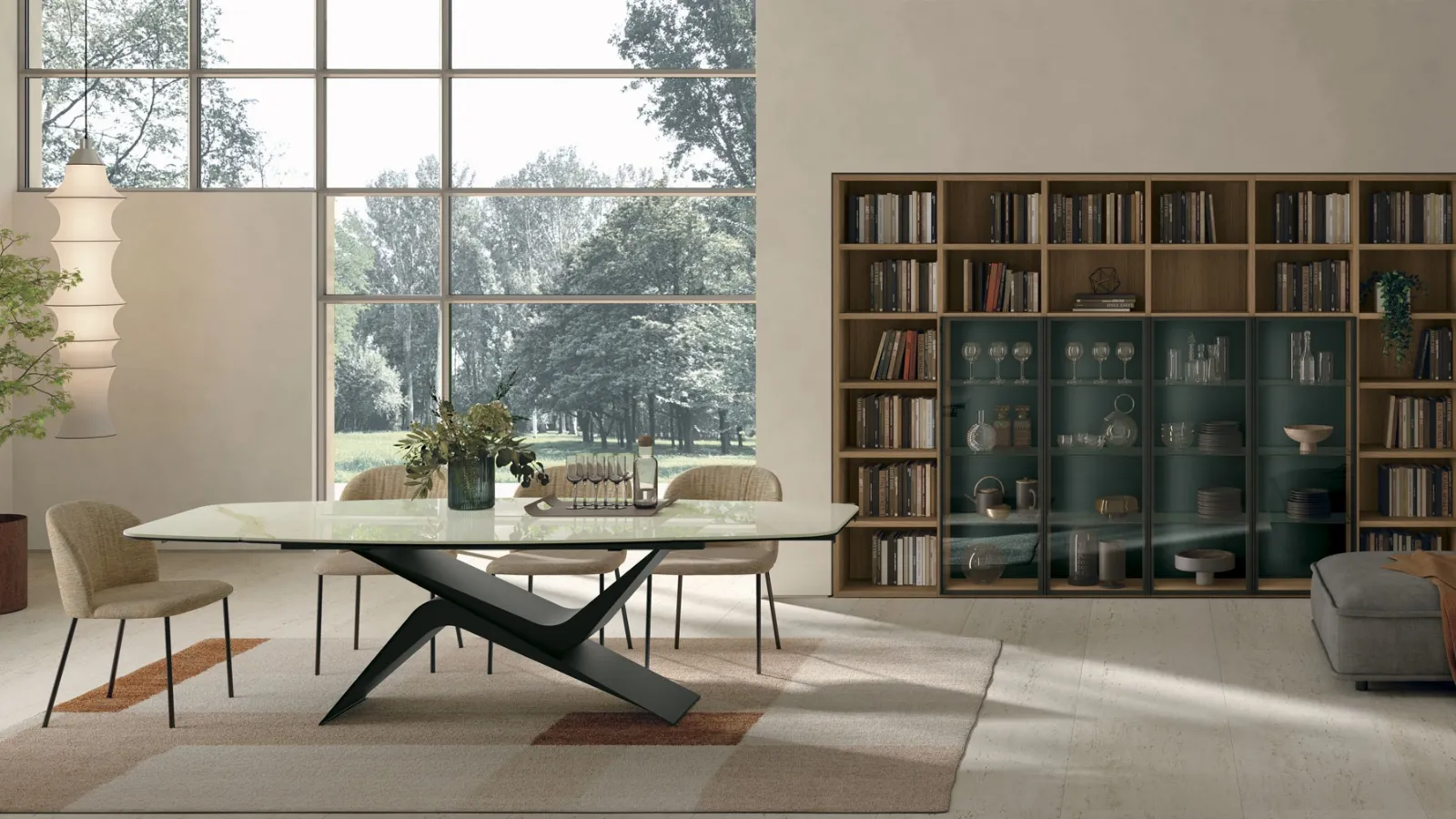 Atlas bookcase UNIT AT231 by Tomasella