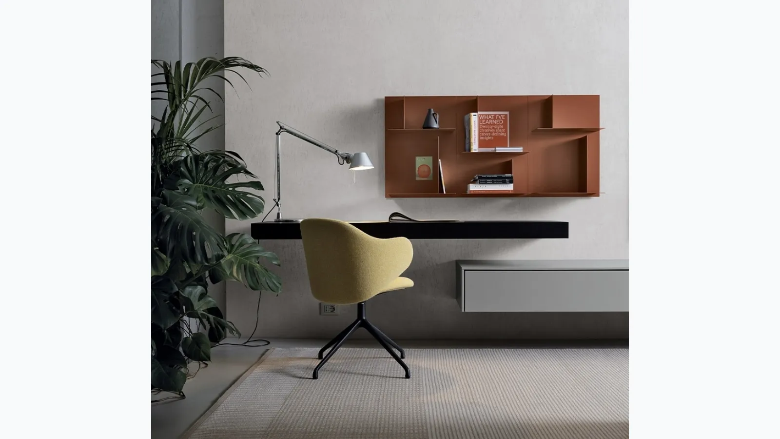 Suspended bookshelf Avenue by Kristalia