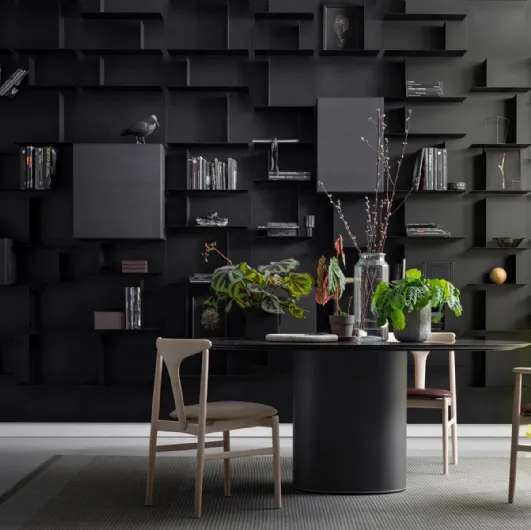 Avenue modular bookcase by Kristalia