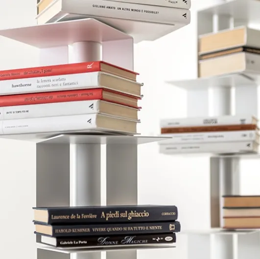 Cleopatra self-standing vertical bookcase by Minotti Italia