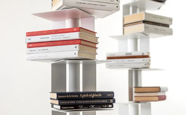Cleopatra self-standing vertical bookcase by Minotti Italia