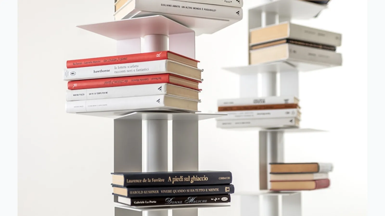 Cleopatra self-standing vertical bookcase by Minotti Italia