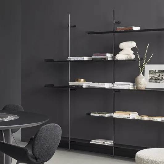 Design wall bookcase Foil by Bonaldo.