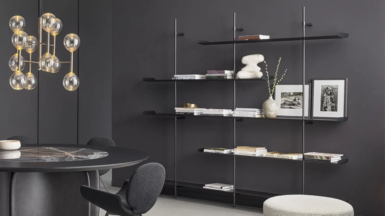 Design wall bookcase Foil by Bonaldo.