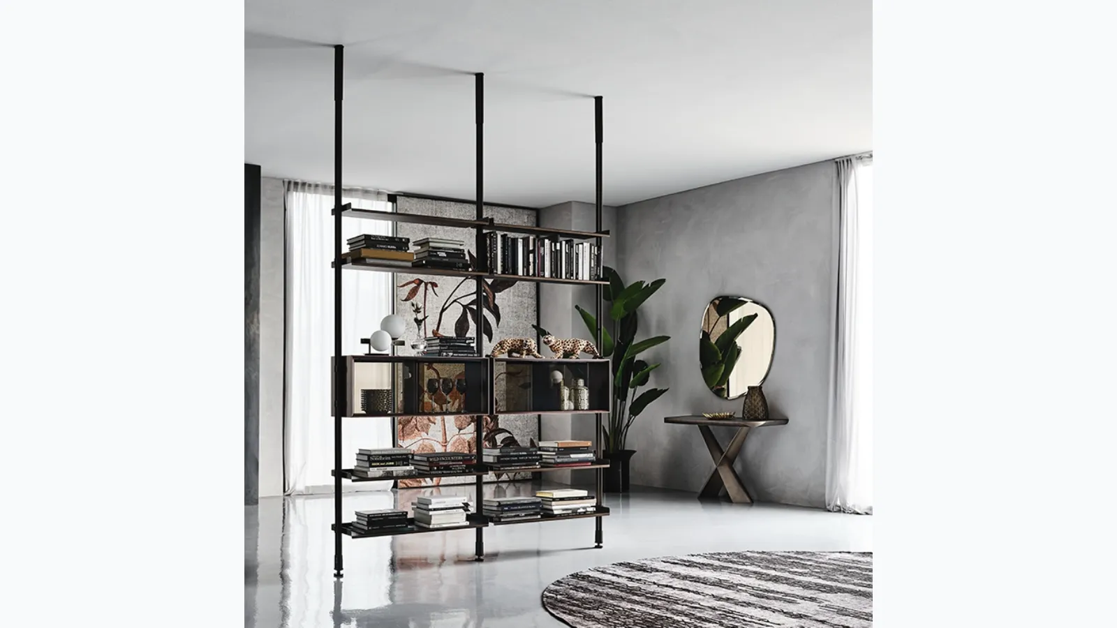 Freeway dividing bookcase by Cattelan Italia