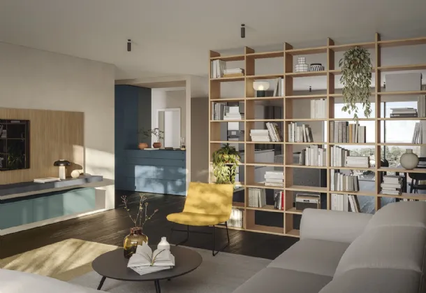 Golf Infinity A01 bookcase by Colombini Casa