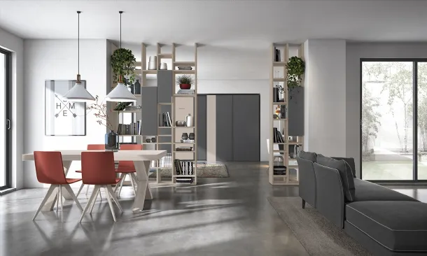 Golf Infinity Bookcase A05 by Colombini Casa