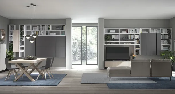 Golf Infinity A107 Bookcase by Colombini Casa