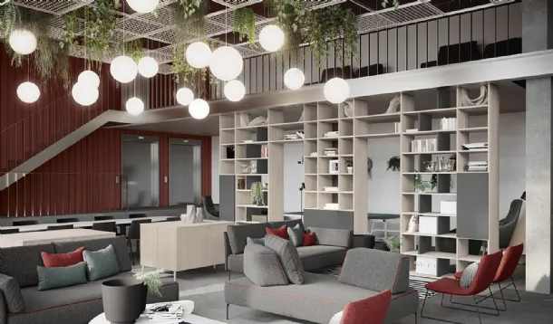 Golf Infinity R04 bookshelf by Colombini Casa