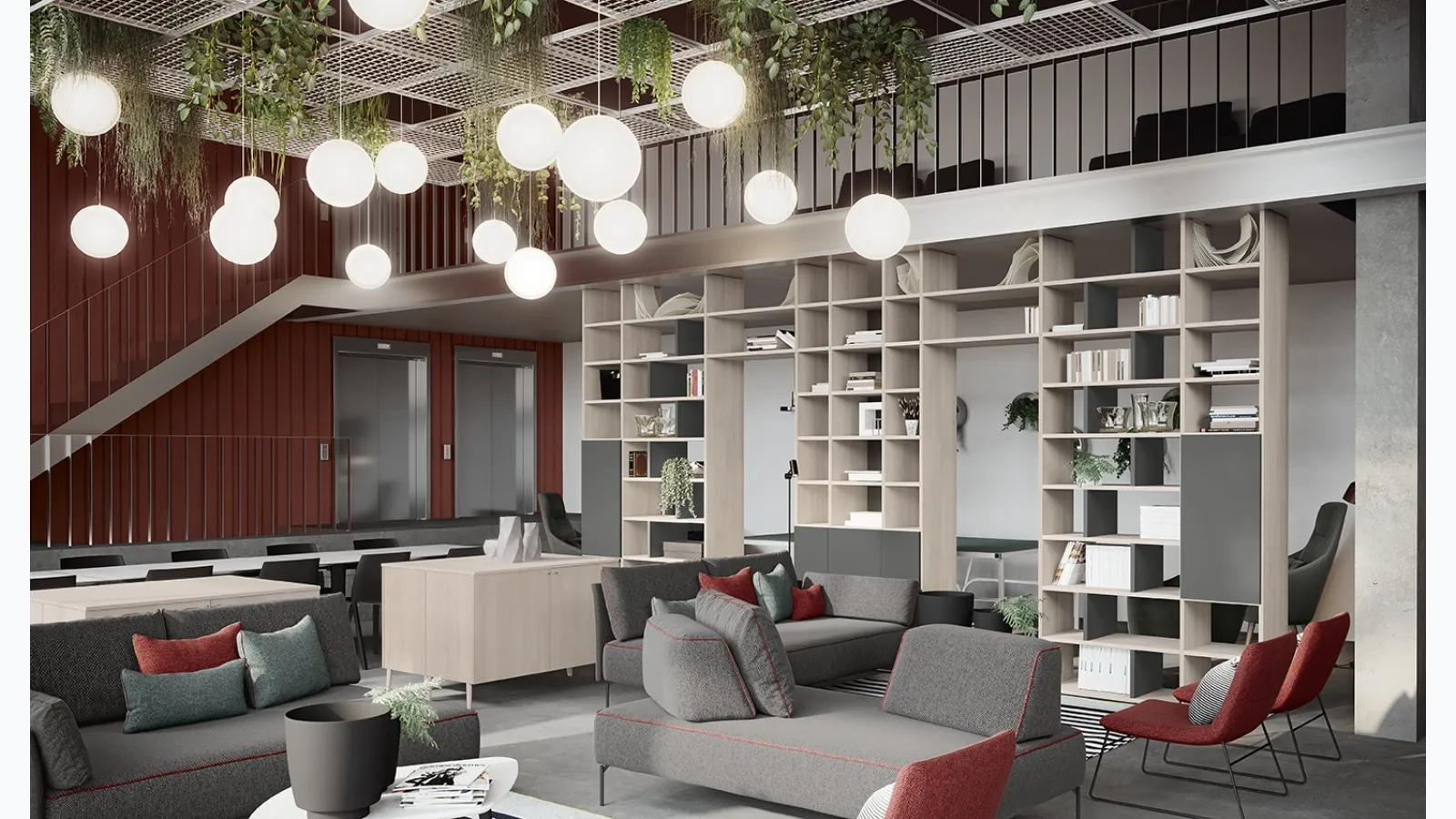 Golf Infinity R04 bookshelf by Colombini Casa