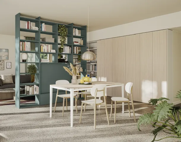 Golf Infinity U05 bookcase by Colombini Casa