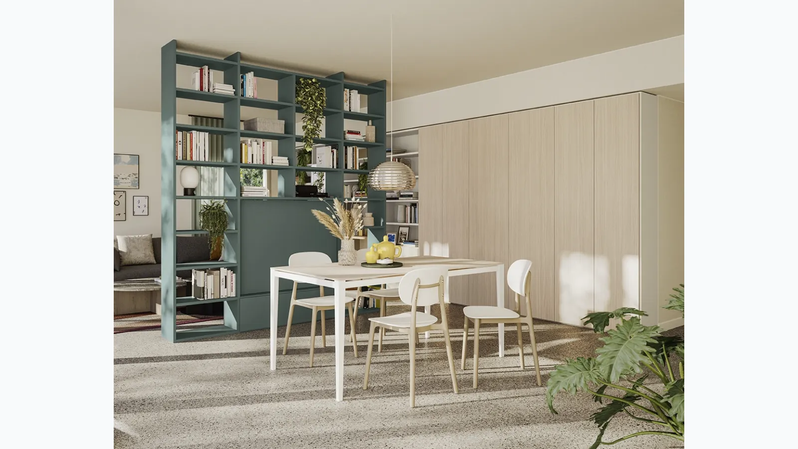 Golf Infinity U05 bookcase by Colombini Casa