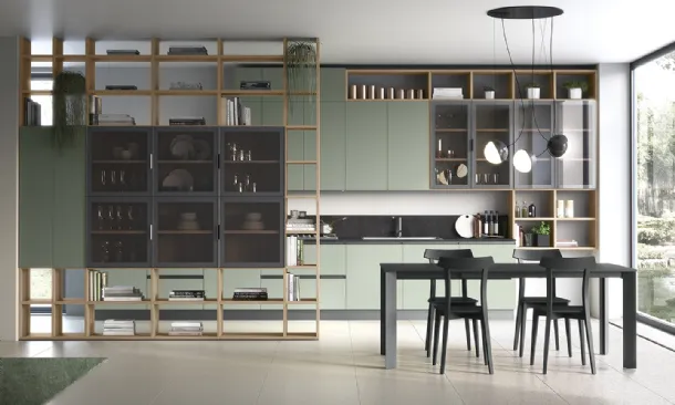 Golf Infinity U07 Bookcase by Colombini Casa