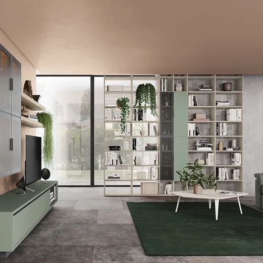 Golf Infinity U09 Bookcase by Colombini Casa