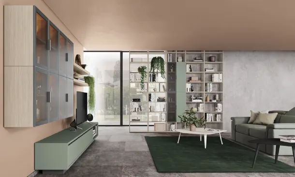 Golf Infinity U09 Bookcase by Colombini Casa