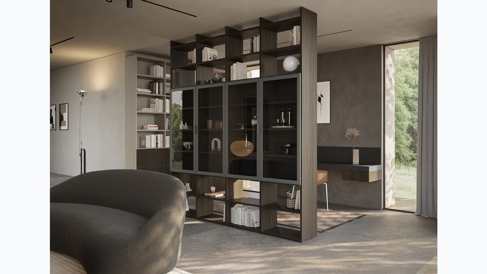 Golf Infinity U115 Bookcase by Colombini Casa