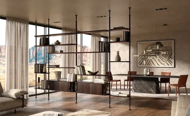Harbour divinding bookcase by Cattelan Italia