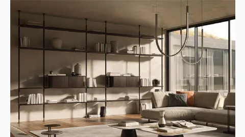 Modular library Harbour by Cattelan Italia.