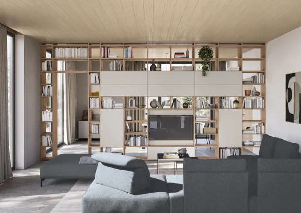 Infinity L04 bookcase by Colombini Casa