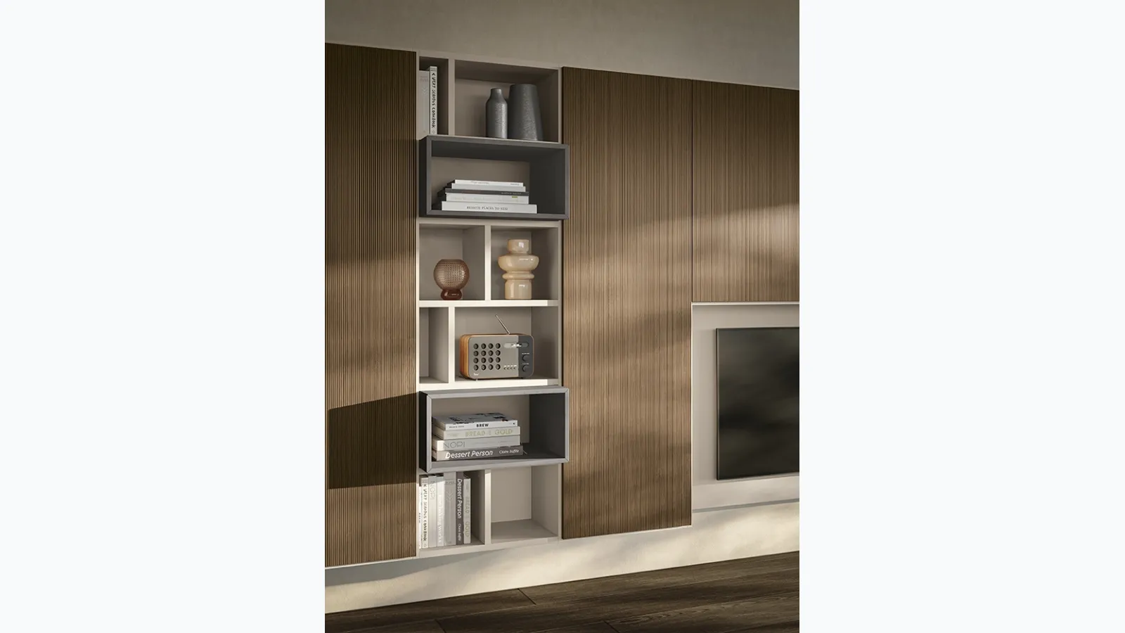 Infinity L102 Bookcase by Colombini Casa