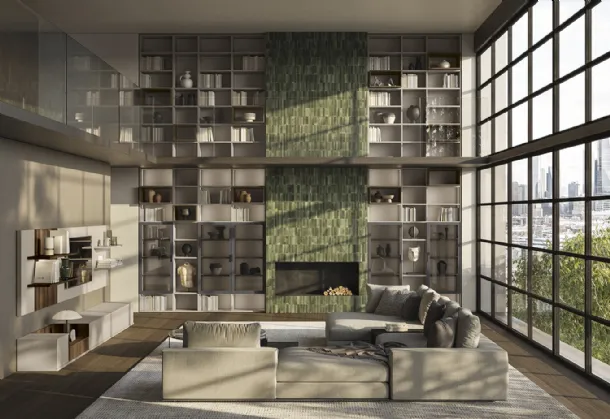 Infinity L109 Bookcase by Colombini Casa
