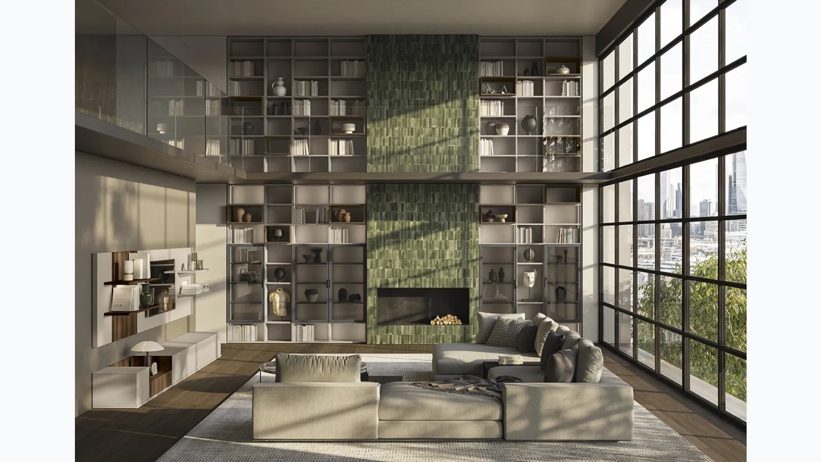 Infinity L109 Bookcase by Colombini Casa