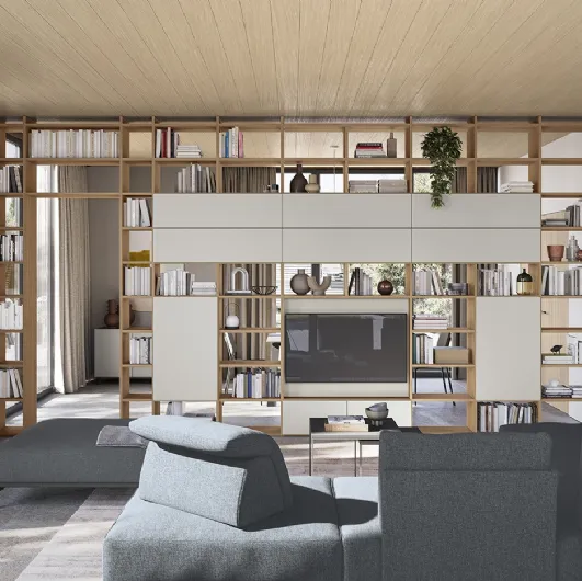 Infinity L118 Bookcase by Colombini Casa