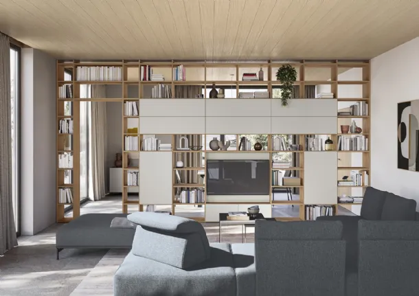 Infinity L118 Bookcase by Colombini Casa