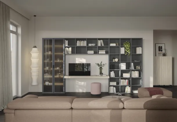 Infinity L122 Bookcase by Colombini Casa