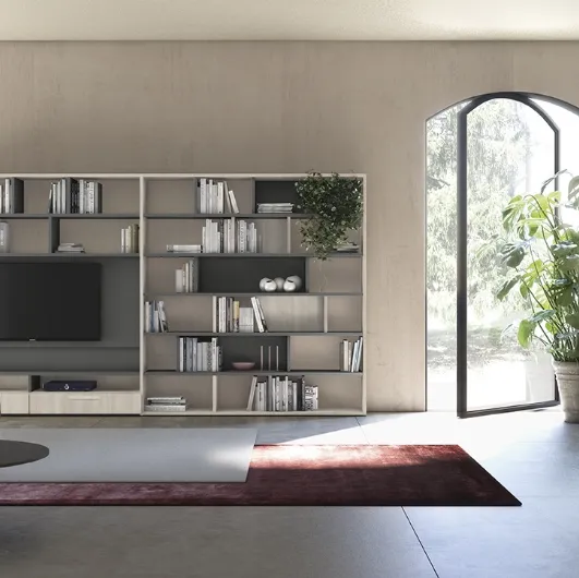 Infinity L16 bookcase by Colombini Casa