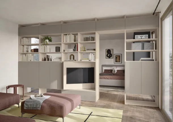 Infinity L17 bookcase by Colombini Casa