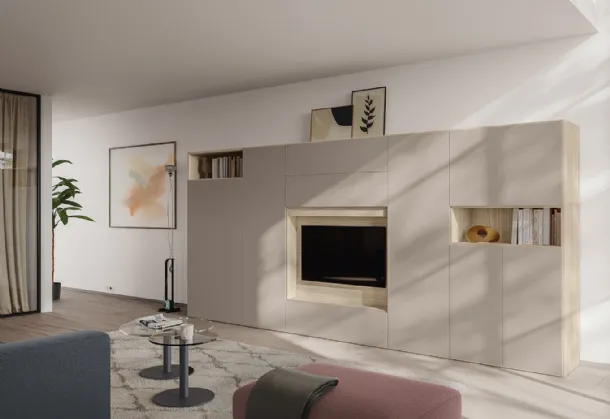 Infinity L18 bookcase by Colombini Casa.