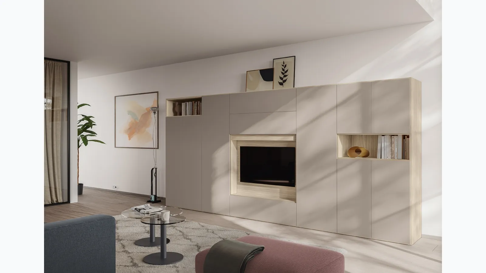 Infinity L18 bookcase by Colombini Casa.