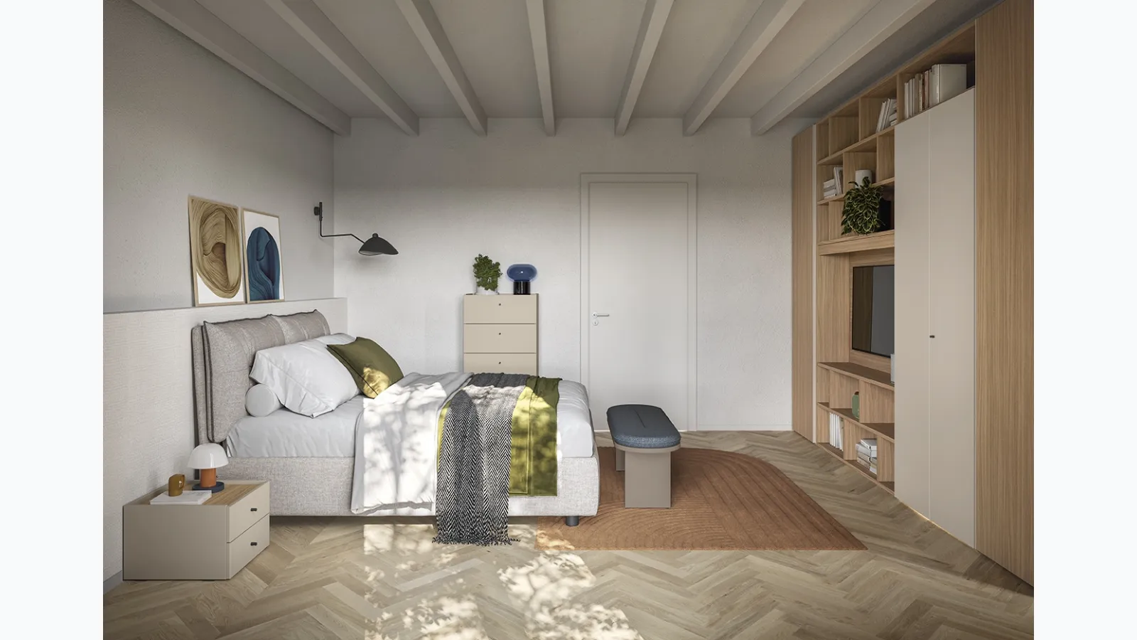 Infinity N113 Bookcase by Colombini Casa