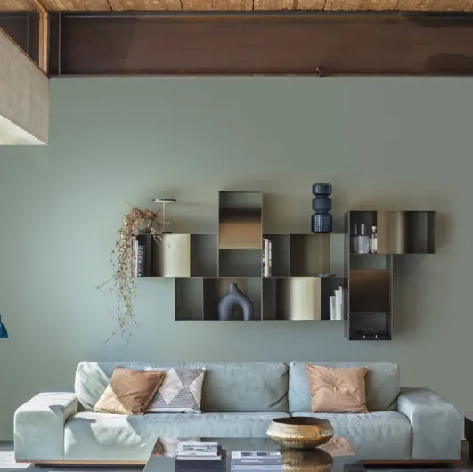 Judd Wall suspended bookshelf by Mogg