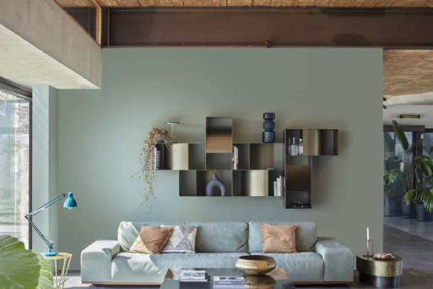 Judd Wall suspended bookshelf by Mogg