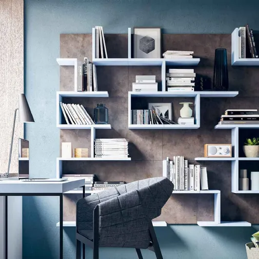 Cross Clever's suspended bookshelf