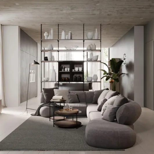 Metal Divider Bookshelf by Nardi Interni