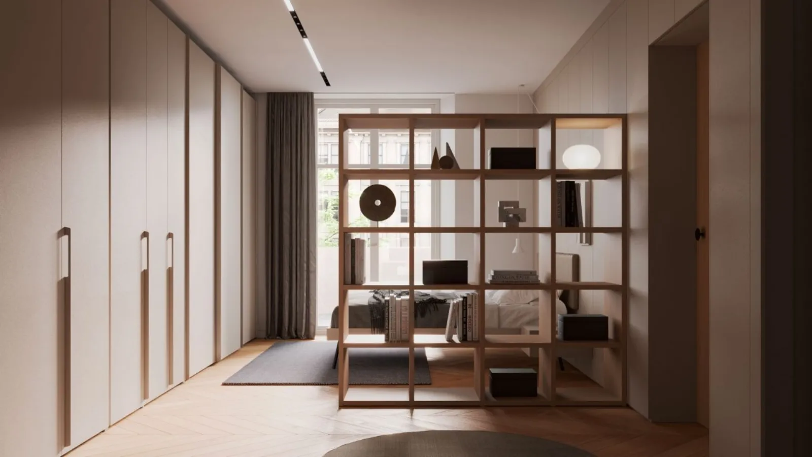 Nardi Interni Divider Bookcase.