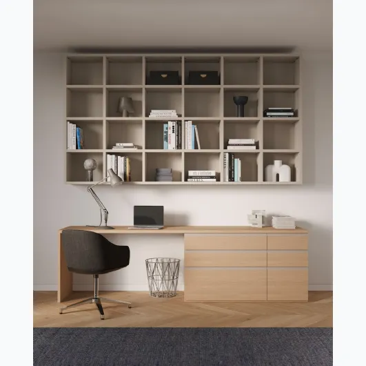 Home Office suspended bookcase by Nardi Interni