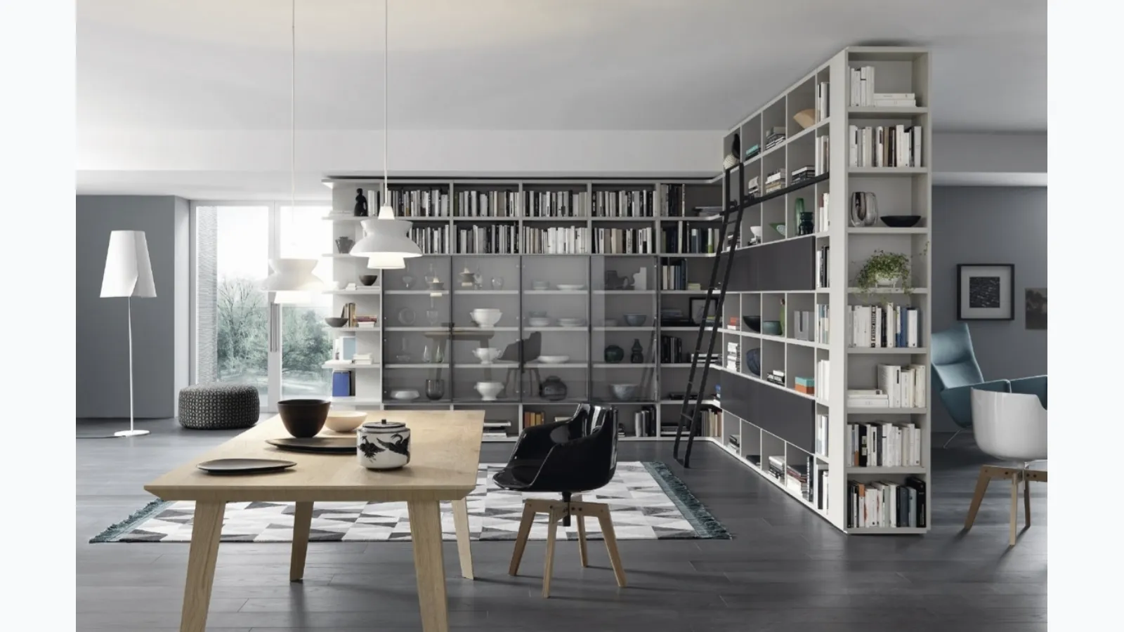 Sangiacomo Modo Comp M6C88 Bookcase