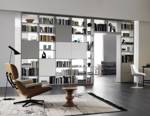 Modo Comp M6C93 bookcase by Sangiacomo