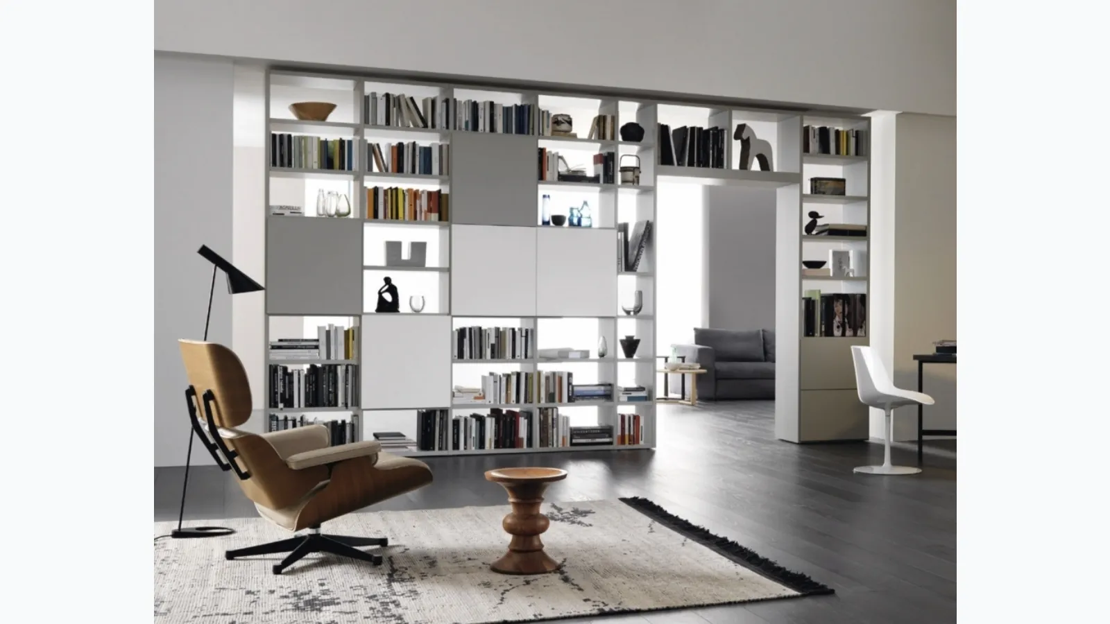 Modo Comp M6C93 bookcase by Sangiacomo