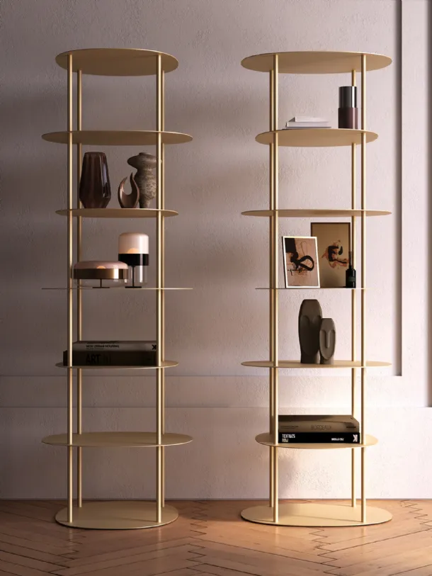 Freestanding bookcase Oasis by Tonin Casa.