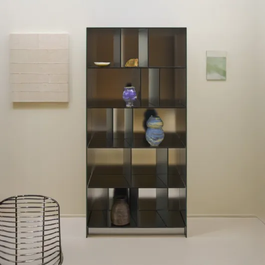 Obliquo Bookcase by Glas Italia