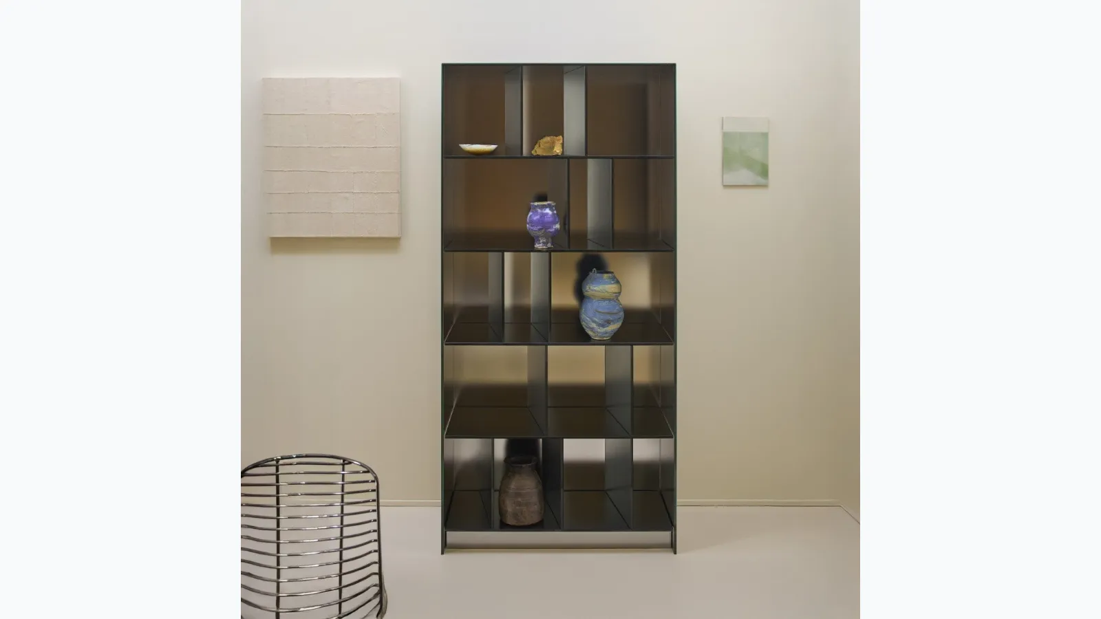 Obliquo Bookcase by Glas Italia