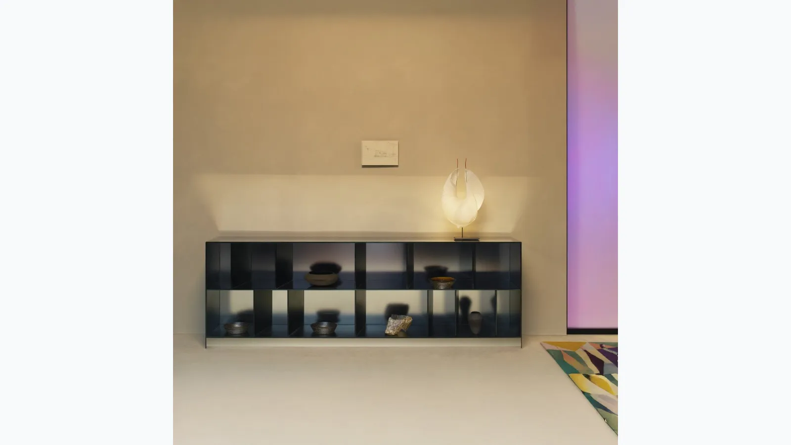 Oblique Bookcase by Glas Italia