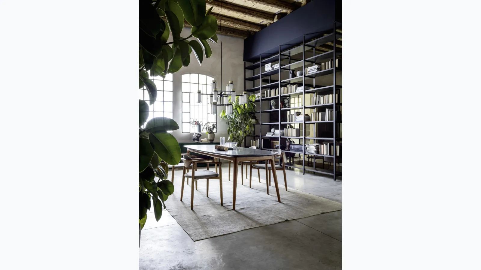 Library Divider Pontile by Novamobili