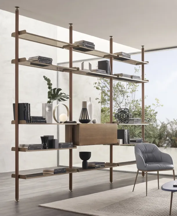 Techwall Room Divider Bookcase by Riflessi