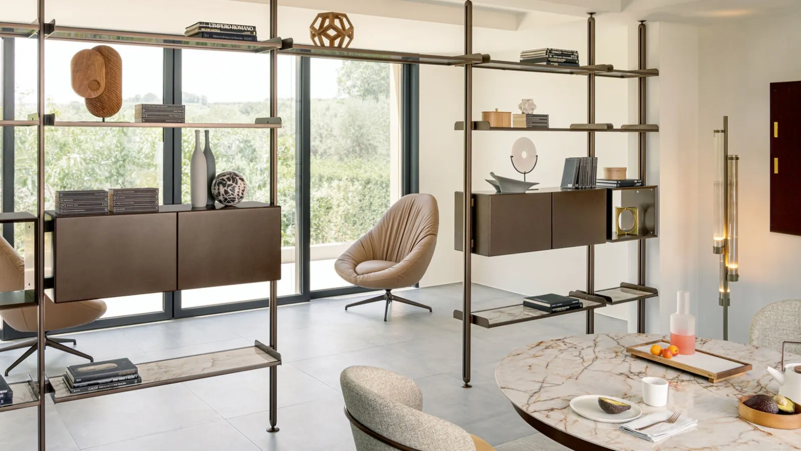 Techwall Room Divider Bookcase by Riflessi
